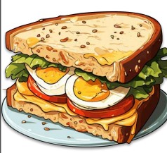 Egg Sandwich (Whole Wheat)