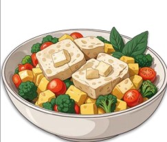Scrambled Tofu with Vegetables