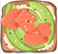 Smoked Salmon Toast With Avocado