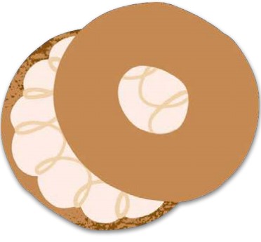 Bagel (Whole-Wheat) With Cream Cheese