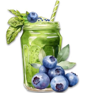 Blueberry-Spinach Smoothie