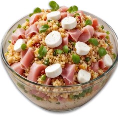 Quinoa Deli Salad With Ham &  Mozzarella