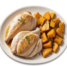 Roasted Chicken Breasts With Butternut Squash