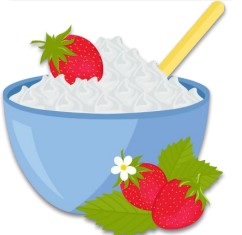 Cottage Cheese With Fruits
