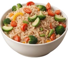 Brown Rice Stir-Fry With Vegetables