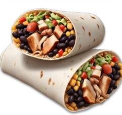 Black Bean & Chicken Burritos