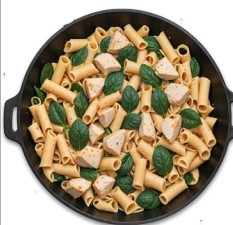 Chicken & Spinach Skillet Pasta