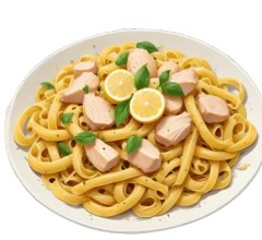 Lemon Chicken Pasta (with Zucchini Noodles)