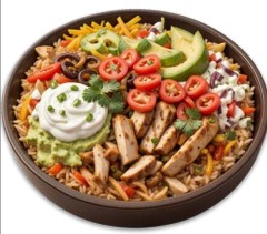 Slow Cooker Chicken Fajita Bowls
