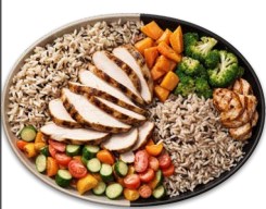 Grilled Chicken & Vegetables With Wild Rice