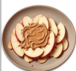 Apple Slices With Peanut Butter