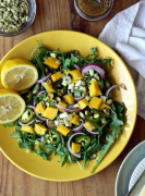 Thai Mango Salad with Peanut Dressing